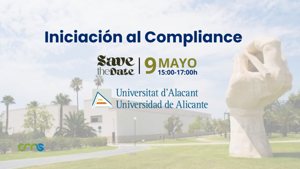Portada Curso Iniciación al Compliance en la Universidad de Alicante