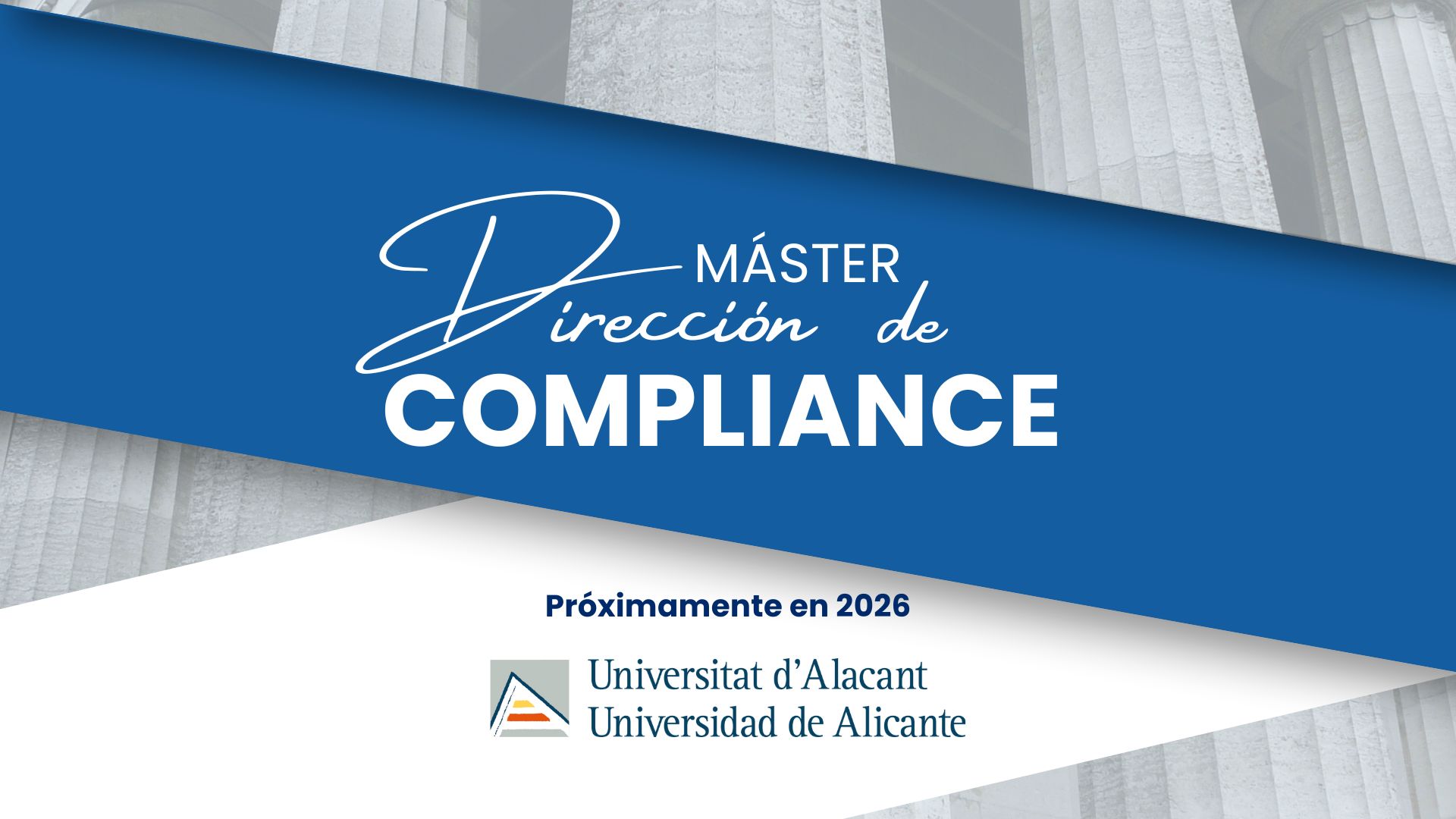 Master Dirección de Compliance Universidad de Alicante