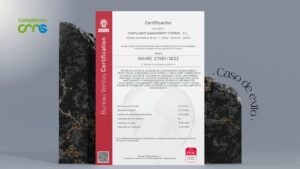 Documento certificacion de ComplianceCMS en ISO27001