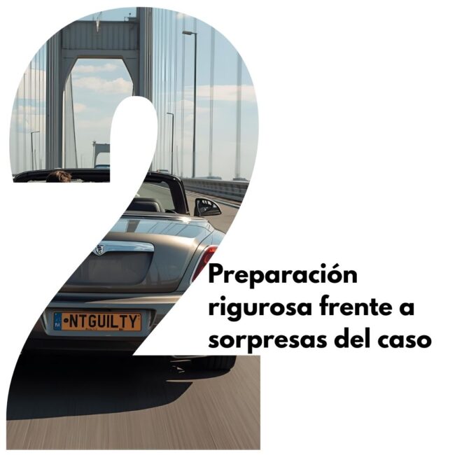 Coche con matrícula NTGUILTY inspirado en la serie el abogado de lincoln. Hecha por IA