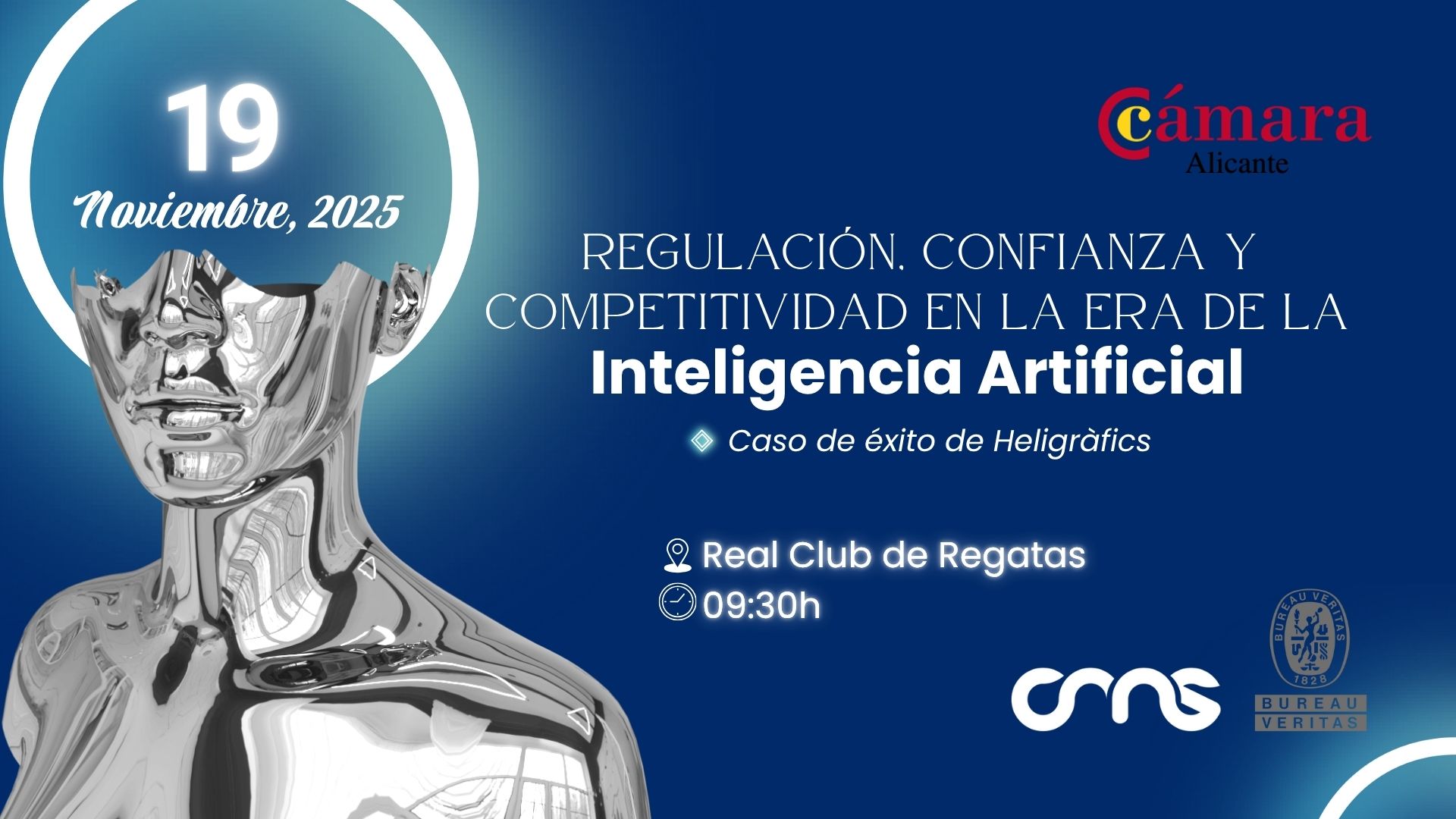 portada evento 19,11,2025 sobre regulacion de la IA en Camara Comercio de Alicante