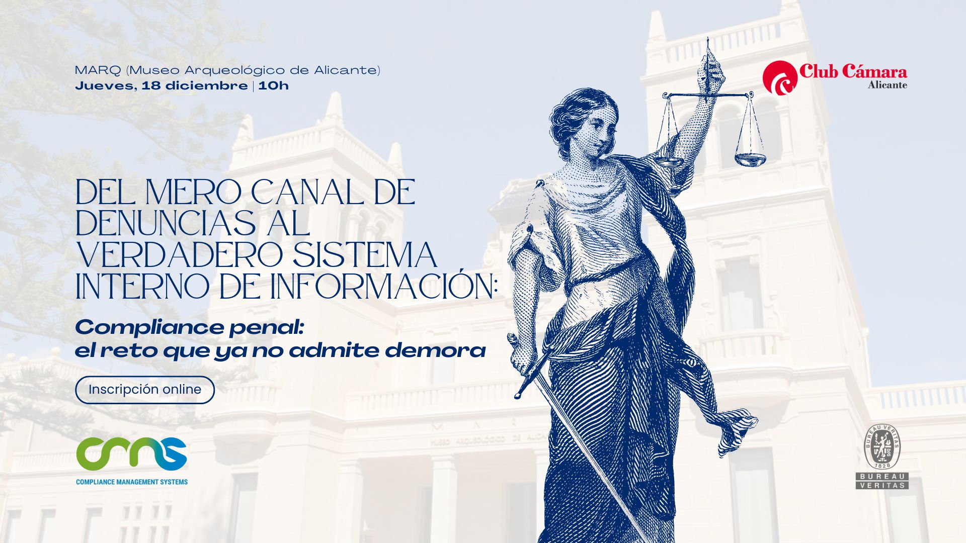 evento compliance y canal de denuncias en el MARQ Alicante